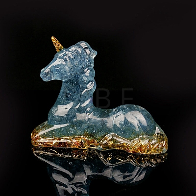 Resin Unicorn Display Decoration PW-WG17471-04-1