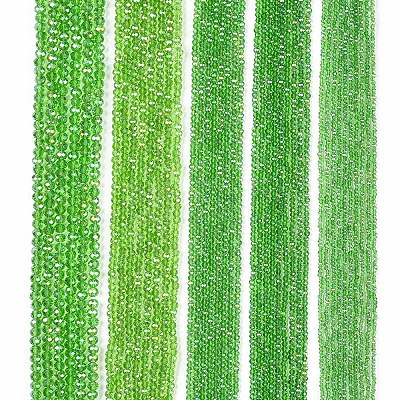 Electroplate Glass Beads Strands EGLA-A044-T6mm-B11-1