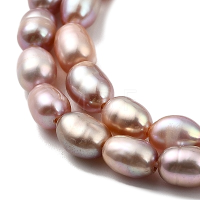 Natural Cultured Freshwater Pearl Beads Strands PEAR-I007-01P-04B-1