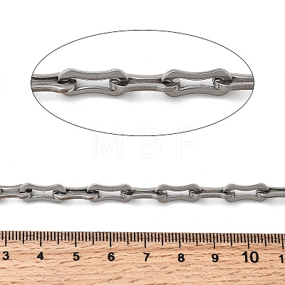 304 Stainless Steel Bone Link Chains CHS-Z007-12P-1