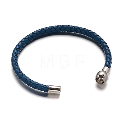 Leather Cord Braided Bracelet Making BJEW-E273-03-1