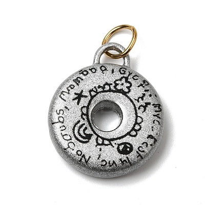 Printing 304 Stainless Steel Pendants STAS-K304-08C-G-1