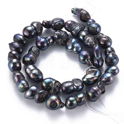 Natural Keshi Pearl Beads Strands PEAR-S021-160B-01-1