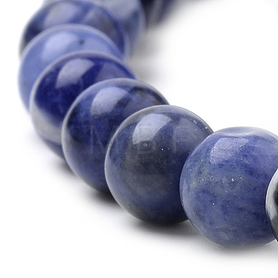 Natural South Africa Sodalite Beads Strands G-S259-35-6mm-1