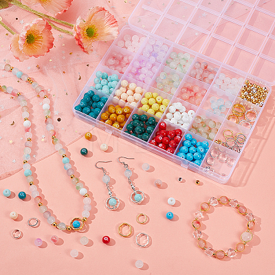   DIY Beads Jewelry Making Finding Kit DIY-PH0017-31-1