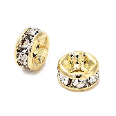 316 Surgical Stainless Steel Rhinestone Spacer Beads X-STAS-L285-001G-02-1-1