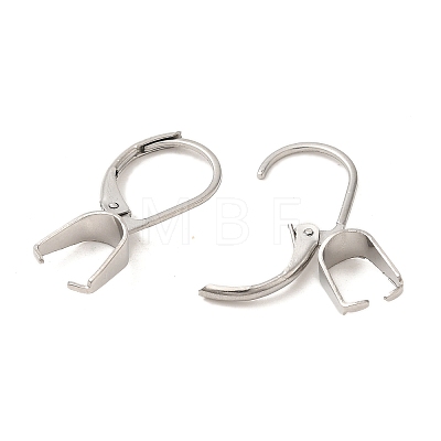 304 Stainless Steel Leverback Earring Findings STAS-U025-01P-02-1