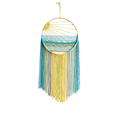 Sunrise Cotton Macrame Wall Hanging PW-WG43427-01-1