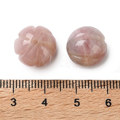 Natural Madagascar Rose Quartz Carved Beads GG-CBABD99-01B-1