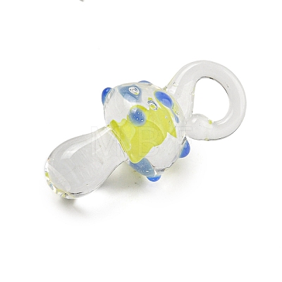 Handmade Lampwork Pendants LS-LAMP-S067-02B-1