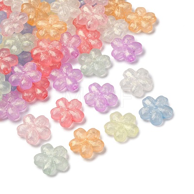 Luminous Transparent Acrylic Beads LACR-S001-15B-1