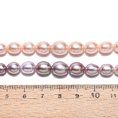 Natural Cultured Freshwater Pearl Beads Strands PEAR-K003-21D-1