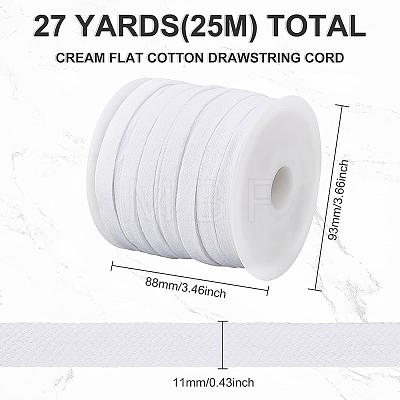 25M Double Layer Flat Cotton Cords OCOR-BC0001-74D-1