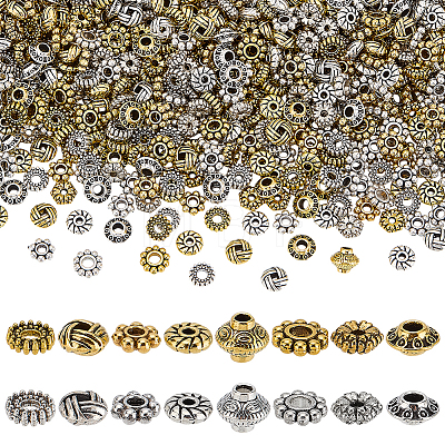 Tibetan Style Alloy Spacer Beads FIND-PH0025-74-1