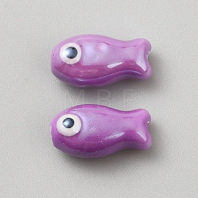 Handmade Porcelain Beads PORC-WH0019-02A-1