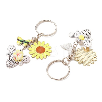 Alloy Enamel Keychains KEYC-JKC01473-1