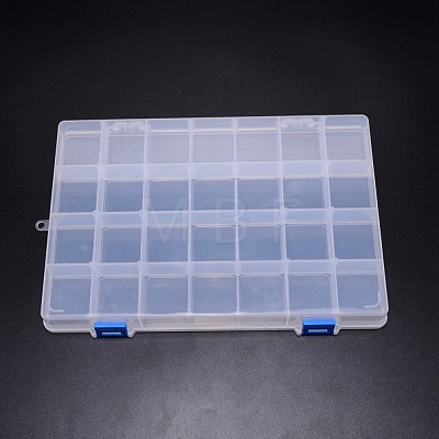 Rectangle PP Plastic Bead Storage Container CON-WH0080-80-1