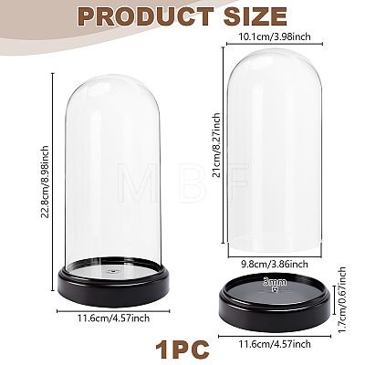 Acrylic Dome Cover DIY-WH0899-949A-1