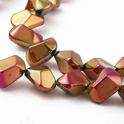 Full Plated Electroplate Glass Beads EGLA-Q066-FP02-1