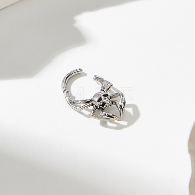 Gothic 316 Surgical Stainless Steel Skull Spider Hoop Nose Rings for Men and Women Party Jewelry EC2073-1