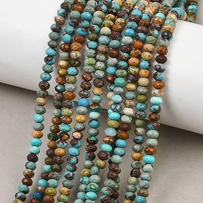 Natural Anhui Turquoise Beads Strands GG-CBA5BAE-B01-1