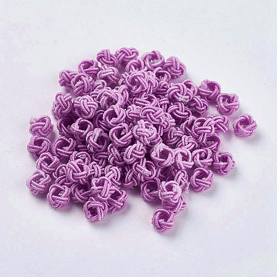 Polyester Weave Beads WOVE-K001-A17-1