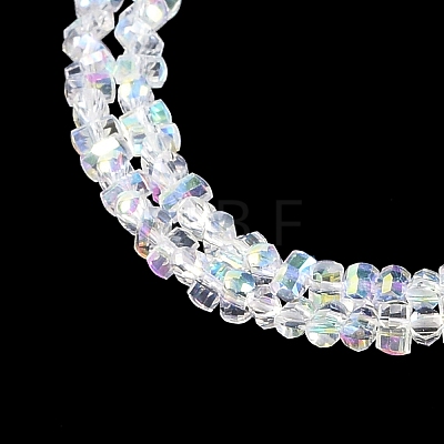 Electroplate Glass Beads Strands EGLA-B007-01A-AB01-1