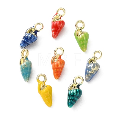Alloy Enamel Pendants AL-CBA3844-02C-G-1