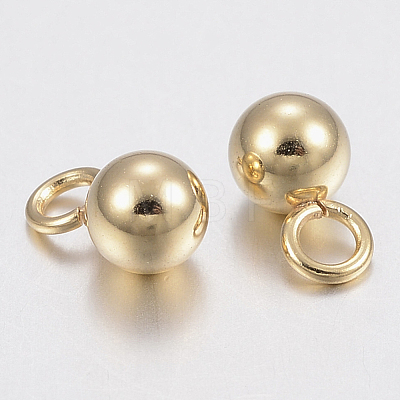 304 Stainless Steel Sphere Charms X-STAS-H436-67-3mm-1