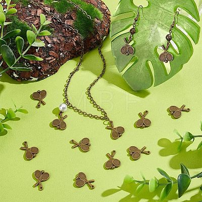 Unicraftale 80Pcs Alloy Pendants FIND-UN0001-43AB-1