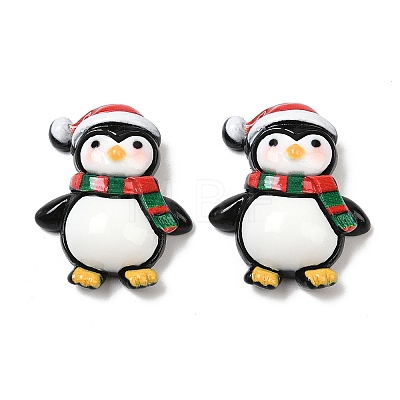 Christmas Opaque Resin Cabochons CRES-Z015-01D-1