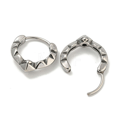 316 Surgical Stainless Steel Hoop Earrings for Women and Men EJEW-D096-20E-AS-1