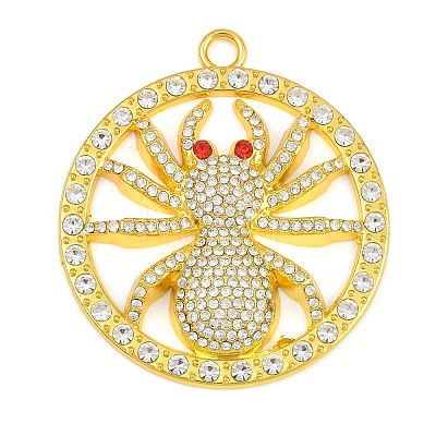 Alloy Rhinestone Big Pendants RB-CBA18BA-01G-1