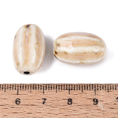 Vintage Handmade Porcelain Beads PORC-Q006-10A-1