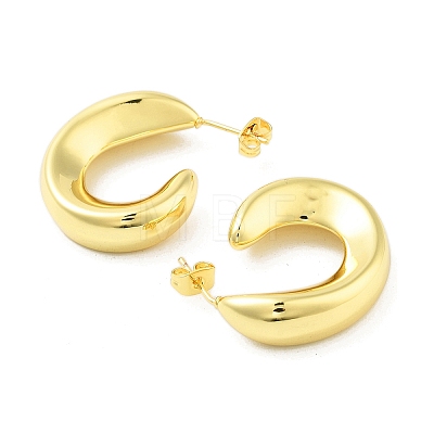 Brass Stud Earrings KK-R150-02C-1