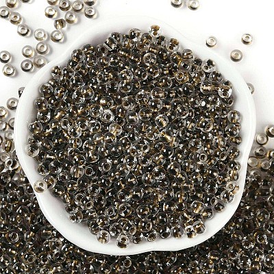 Transparent Inside Colours Glass Seed Beads X1-SEED-A032-04M-1