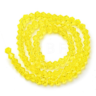 Transparent Glass Beads Strands GLAA-F029-4mm-21-1