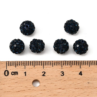 Pave Disco Ball Beads RB-H258-8MM-207-1
