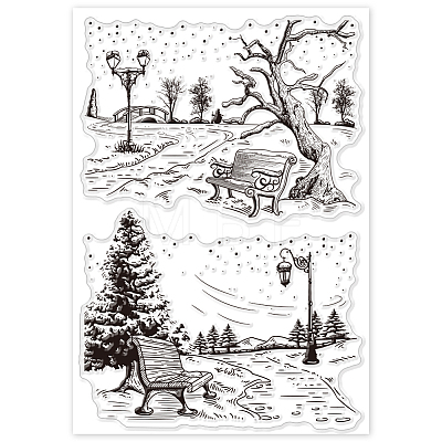 Custom PVC Plastic Clear Stamps DIY-WH0448-0318-1