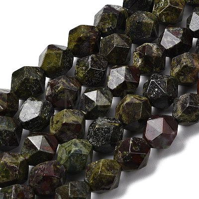 Natural Dragon Blood Beads Strands G-Z119-A17-03-1