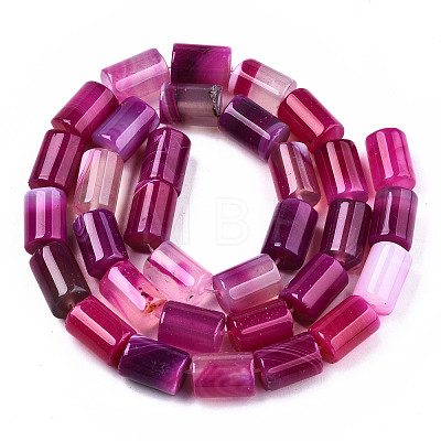 Natural Agate Beads Strands G-T131-70A-1
