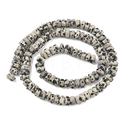 Natural Dalmatian Jasper Beads Strands G-L654-I01-01-1
