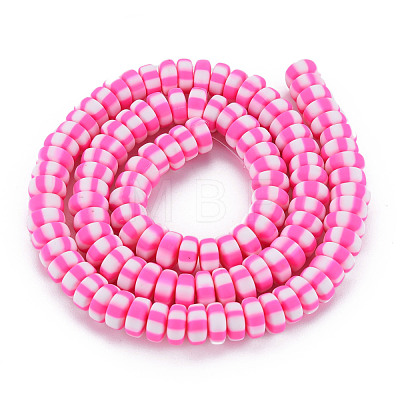 Handmade Polymer Clay Beads Strands CLAY-N008-042E-1