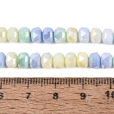 Anti-Tarnish Electroplate Glass Beads Strands GLAA-T025-6mm-11J-1