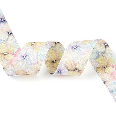Single Face Printed Polyester Satin Ribbon SRIB-T009-02A-03-1