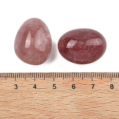 Natural Strawberry Quartz Beads G-G348-01A-08-1