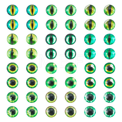 70Pcs 2 Styles Glass Cabochons GLAA-TADJ0001-18B-1
