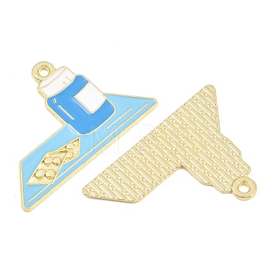 Medical Theme Alloy Enamel Pendants AL-CBA2919-03G-10A-1