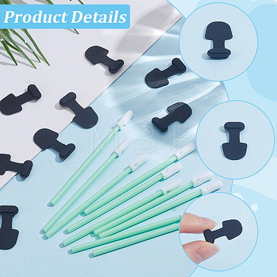 10Pcs Silicone Mobile Anti-Dust Plugs DIY-SC0033-83A-1