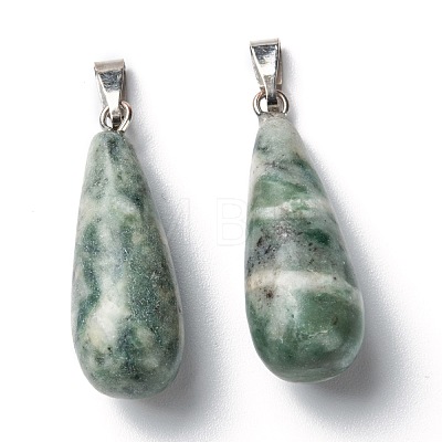 Natural Qinghai Jade Pendants G-F707-01-1